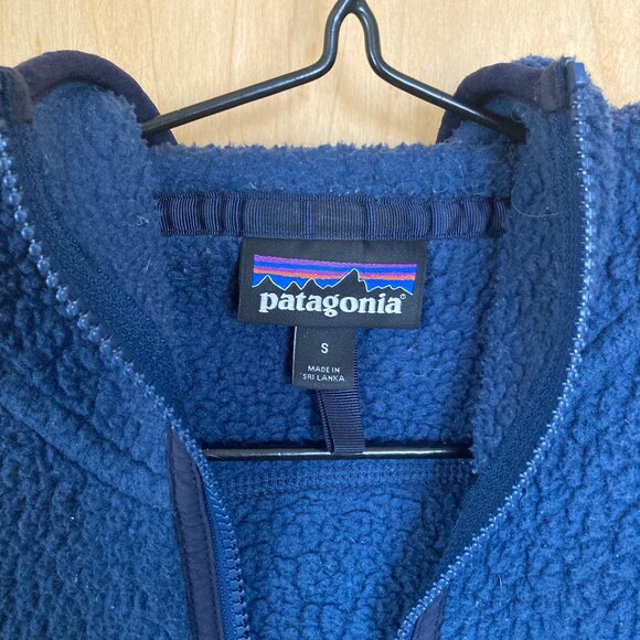 Patagonie Retro Pile Fleece Hoody size S - Picture 3 of 4